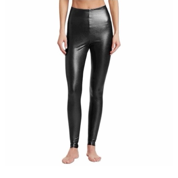 Commando Pants - Commando Perfect Control Faux Leather Leggings‎ High Rise Size S Black